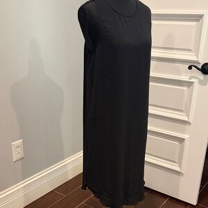 Aritzia Wildred Classic Black Midi Dress